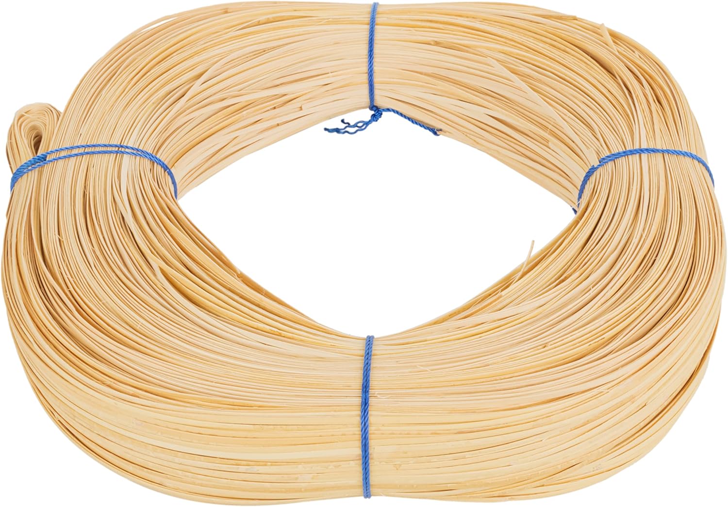 2.25 mm Fine Fine Chair Cane | 1 Pound Coil | Rattan Peel Cane for Hole-to-Hole Caning | Chair Seat Weaving and Wicker Furniture Making Supplies | UA-225-RC