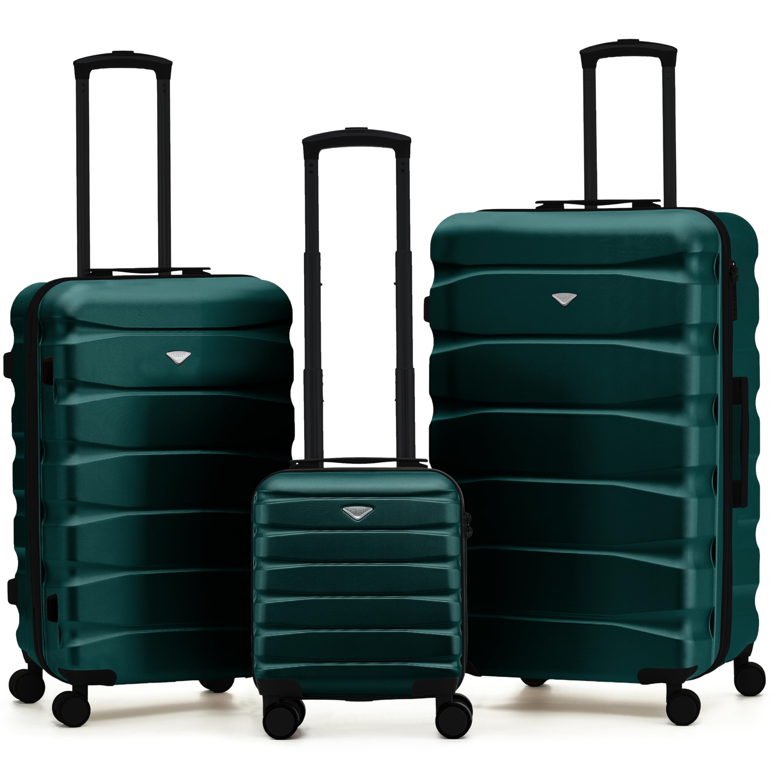 Flight Knight Underseat Cabin Suitcase 45x36x20cm | Free Hand Luggage for EasyJet & Wizz Air | Lightweight ABS Hard Shell with 8 Silent-Glide Spinner Wheels | Max Space Travel Bag — view 176