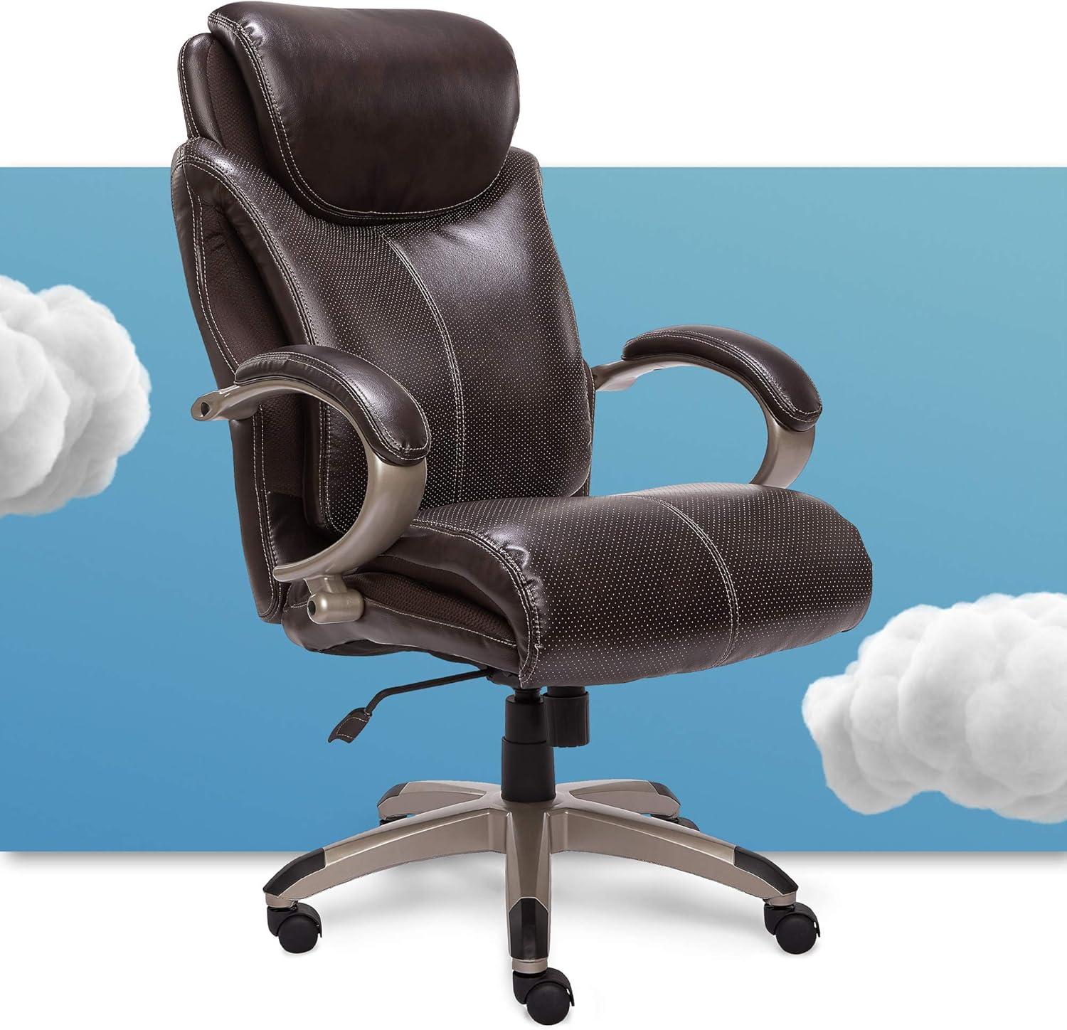 Amazoncom Serta Big And Tall Executive Office Chair With Air Amazoncom Serta Big And Tall Executive Office Chair With Air