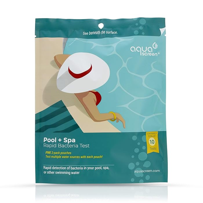 Buy AquaScreen Rapid Coliform Bacteria Test Kit 10Pack for Pool