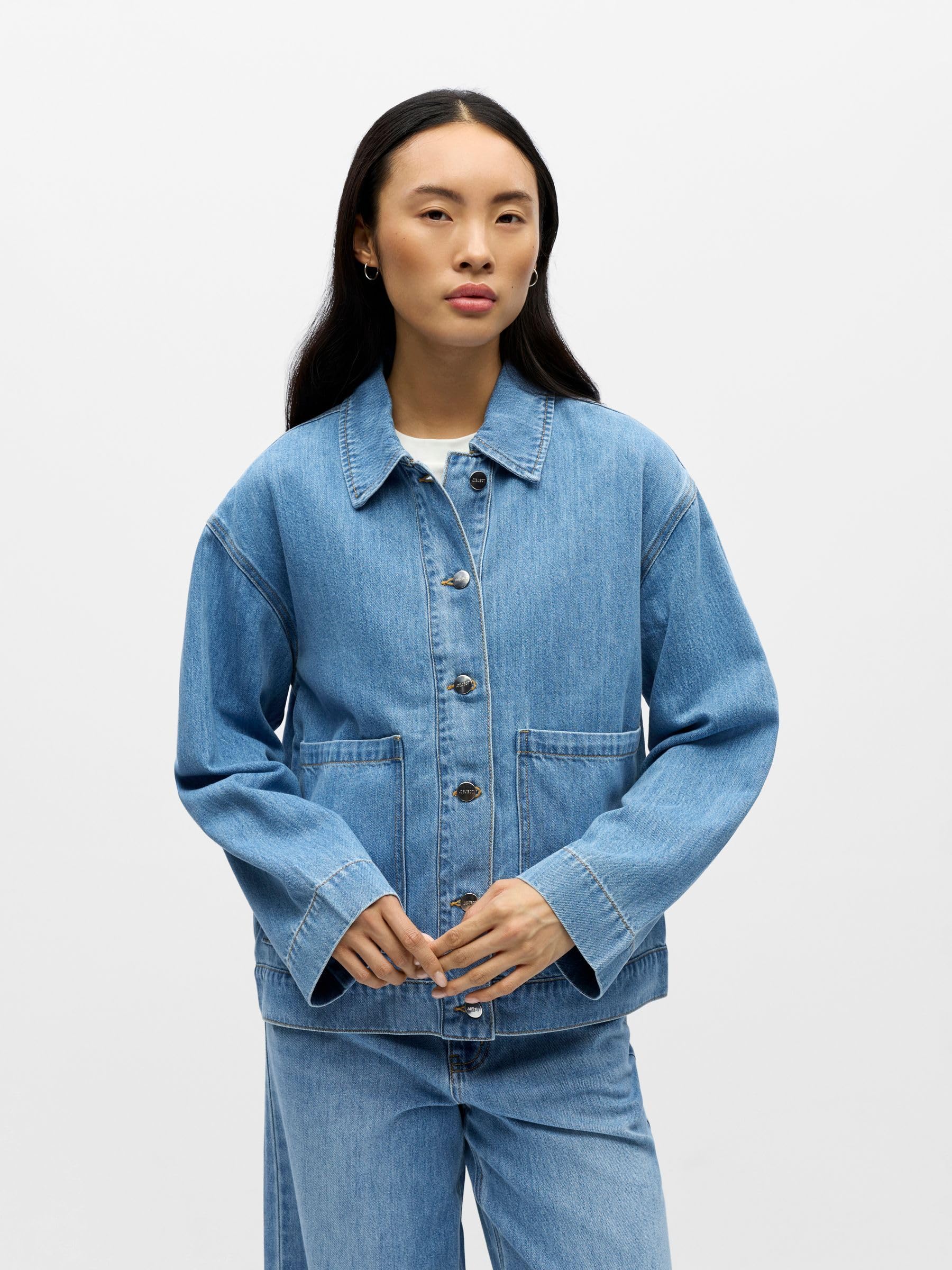 Object Female Jeansjacke Boxy