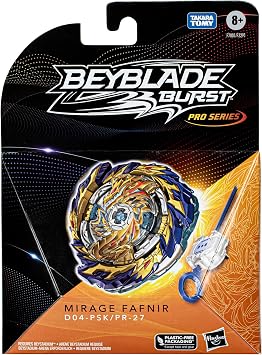 سلسلة Beyblade Burst Pro ، Mirage Fafnir Starter Pack ، مسابقة Spinner مع Launcher