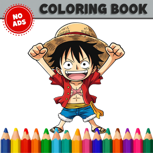 Coloring Book Monkey D Luffy from OnePiece
