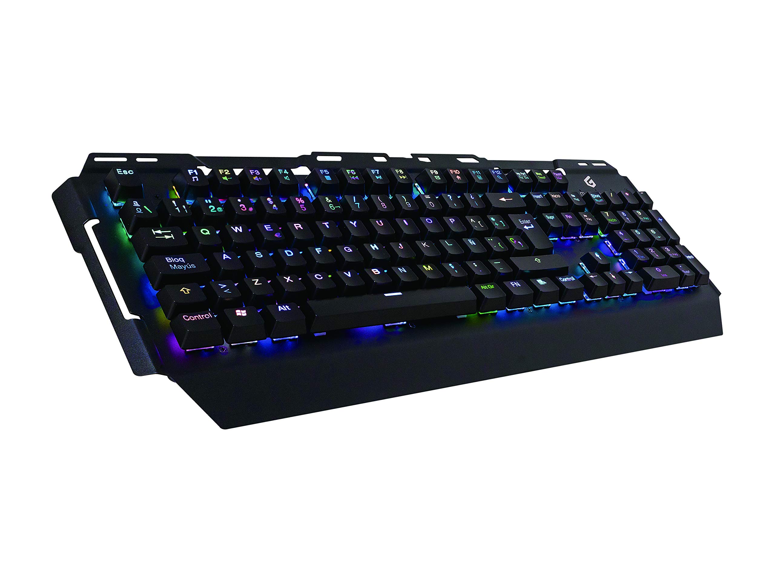 Conceptronic Teclado Retroiluminado, Negro, Talla Única