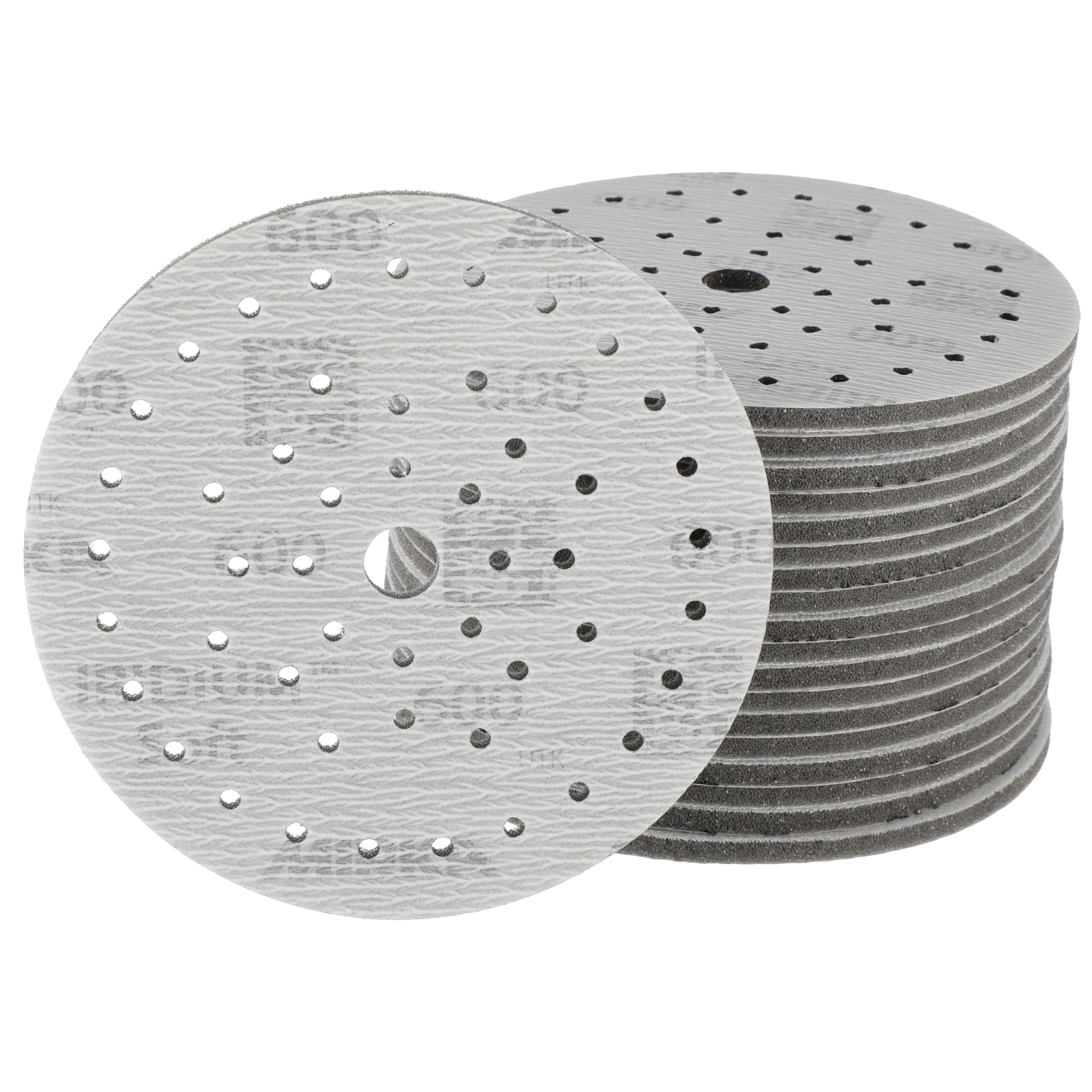 Mirka Iridium Soft discos lijadores Ø 150 mm/grano P600 / cierre adhesivo Multifit / 20 piezas/abrasivo con base de espuma para lijado preciso en seco, lijado de laca transparente, acabado