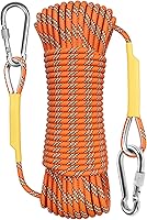 XXBEN Static Climbing Rope 10M-352M | Low Stretch 4% Rock/Ice Climbing, Escape, Rescue, Arborist Rope 25kN Strength