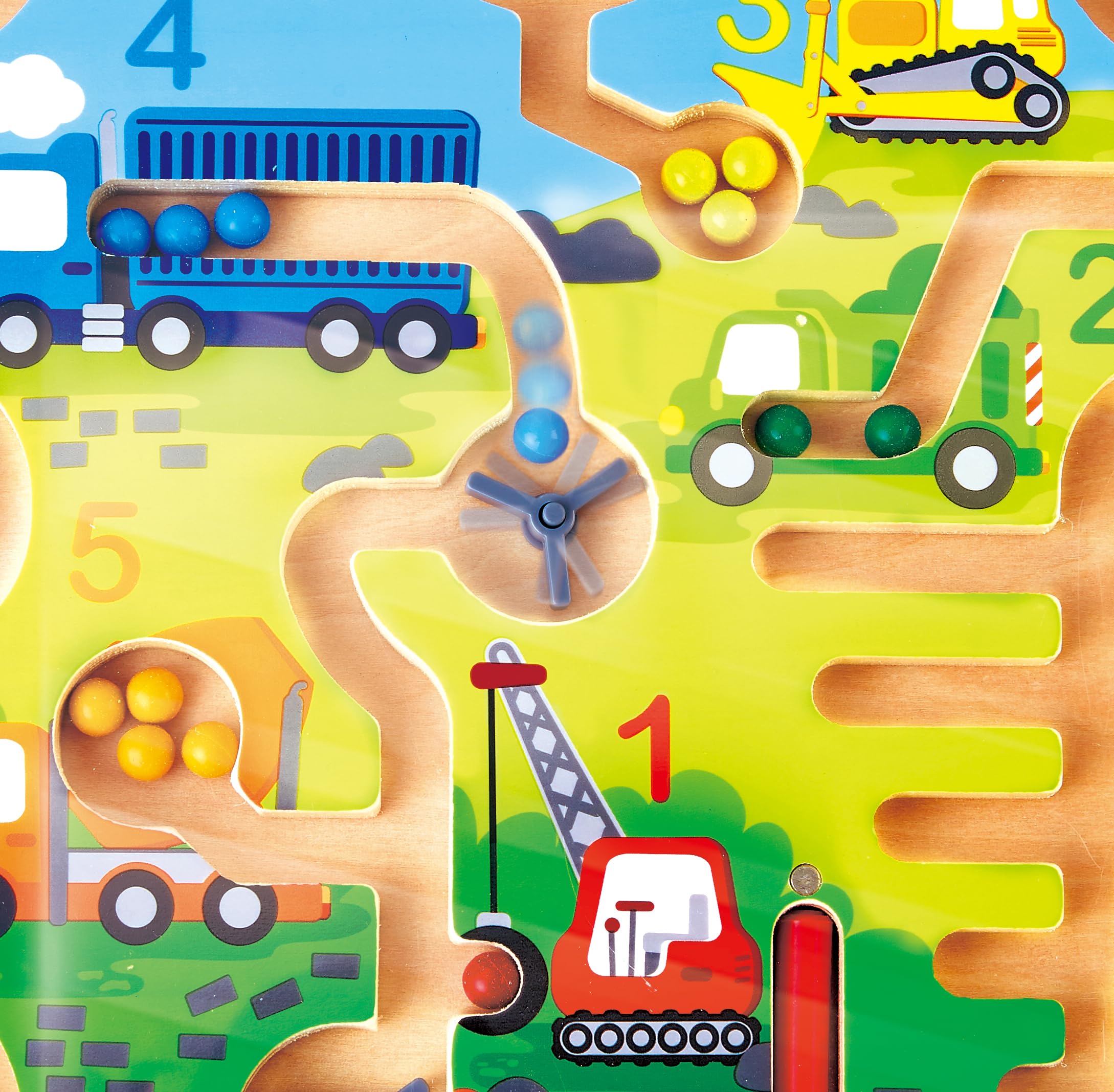 Hape Labyrinthe magnétique véhicules de Chantier