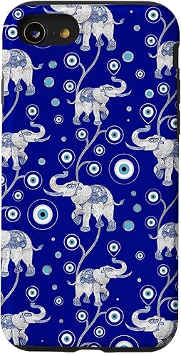 Miniatura 18 de Carcasa con dije de elefante de buena suerte para iPhone 16