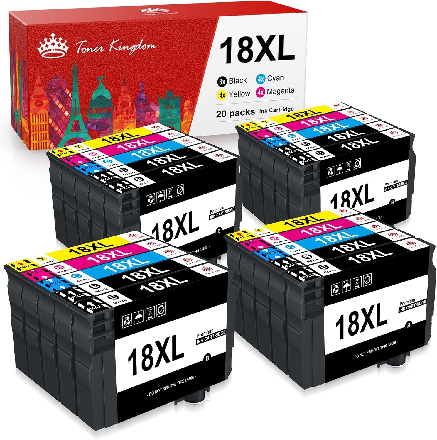 Toner Kingdom 18XL Ink Cartridges 