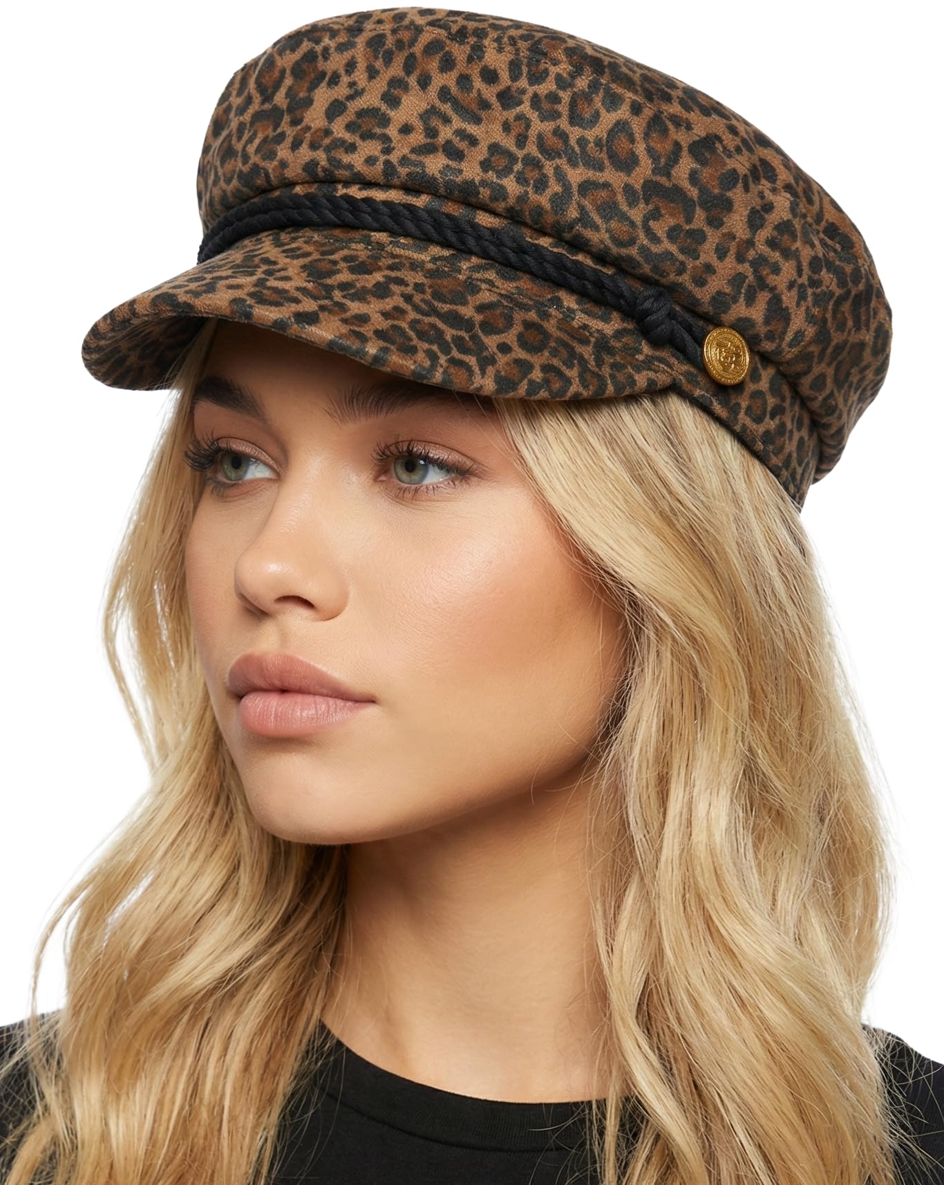 Funky Junque Greek Fisherman Newsboy Cap, Cotton Captains Bakerboy Hat