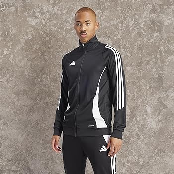adidas Men's Tiro 24 Training Jacket, Black/White, XX-Large