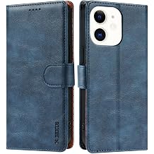 Wallet Case for iPhone 11 6.1", RFID & Kickstand, Blue