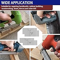 Vista 6 de HAMWOO - 5000 clavos de acero inoxidable calibre 23, clavos sin cabeza (3/8, 5/8, 4/5, 1, 1, 1-3/16 pulgadas), varios 5 tamaños para moldear