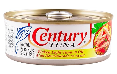 Century - Atún ligero en copos en aceite, 5 onzas, individual