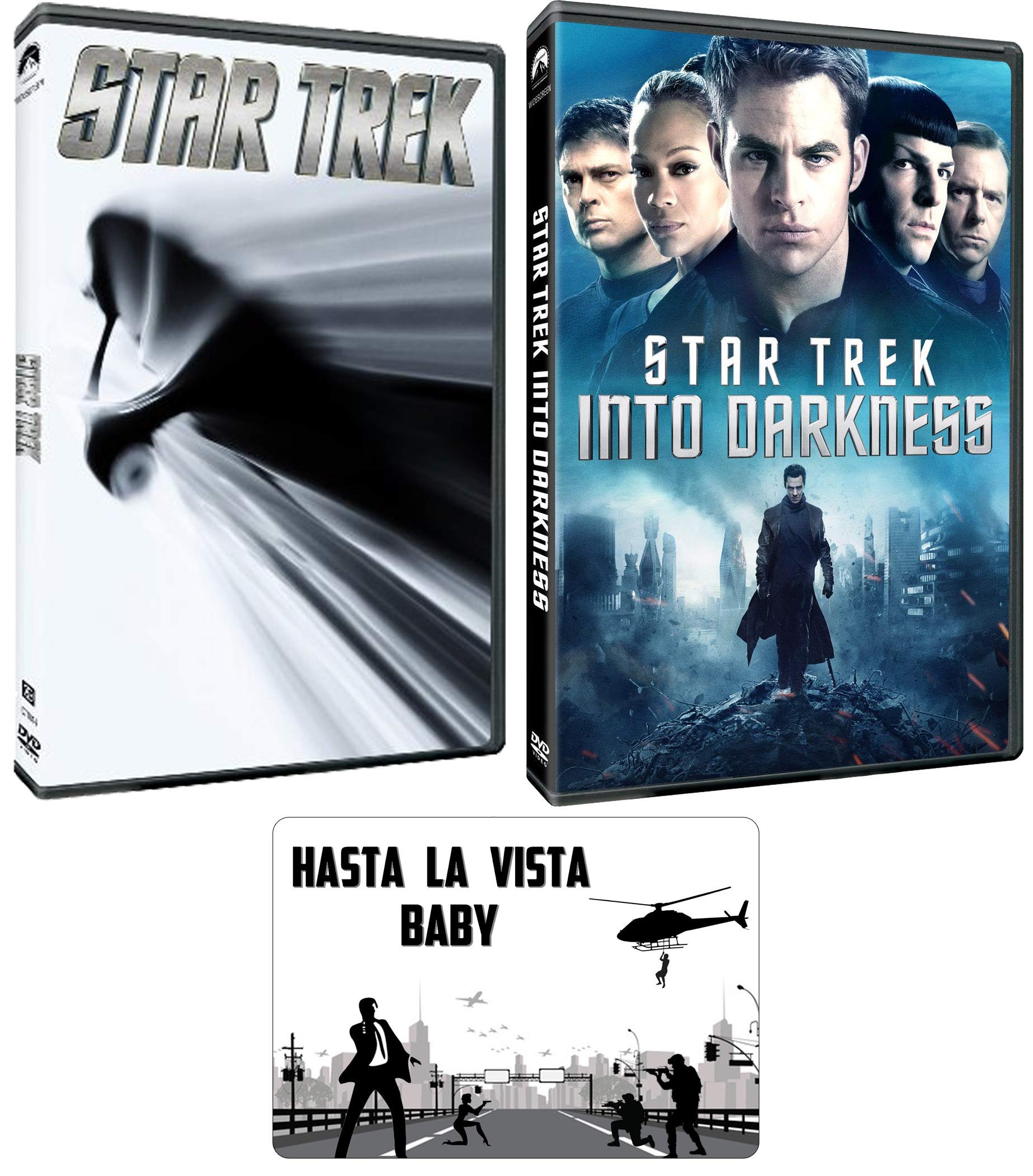 Star Trek: Reboot Movie Series J.J. Abrams 2 DVD Bundle with Bonus Art Card