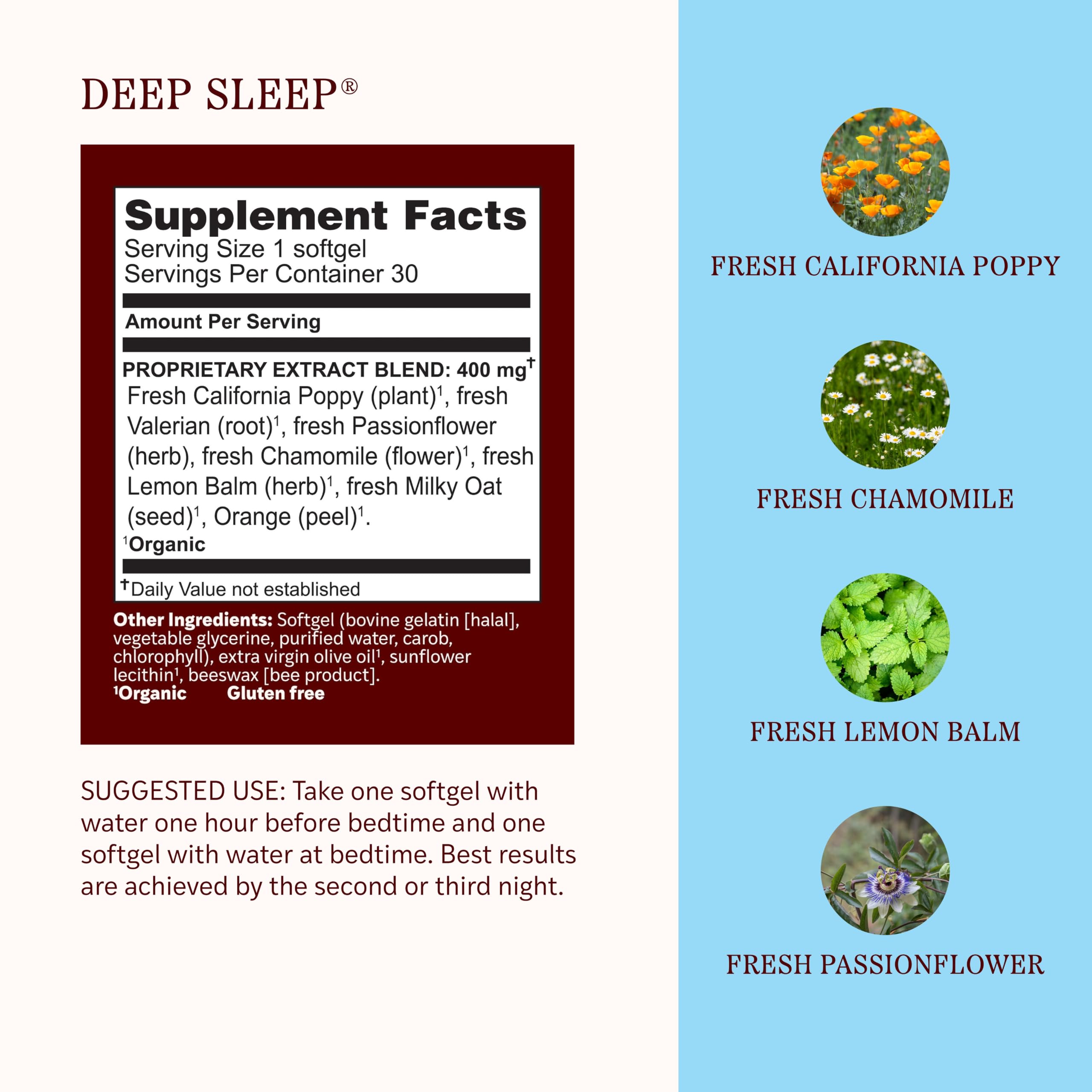 Herbs Etc, Deep Sleep, 30 Softgels — Amazon image 4