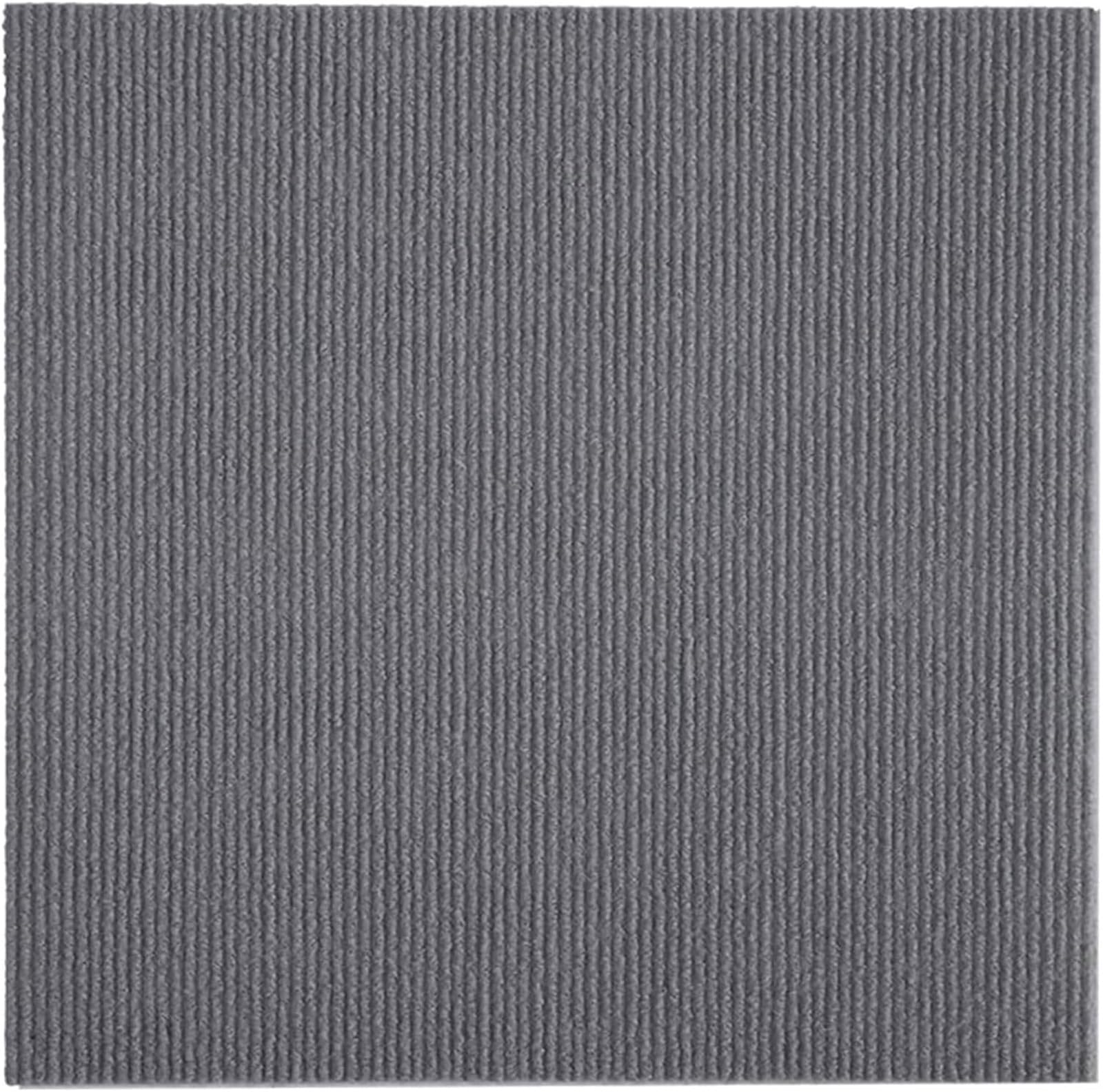 Lsafhdyg Dark Gray Washable Floor Tiles Non-Slip Home Furnishings Residential Seamless(,18Pcs)