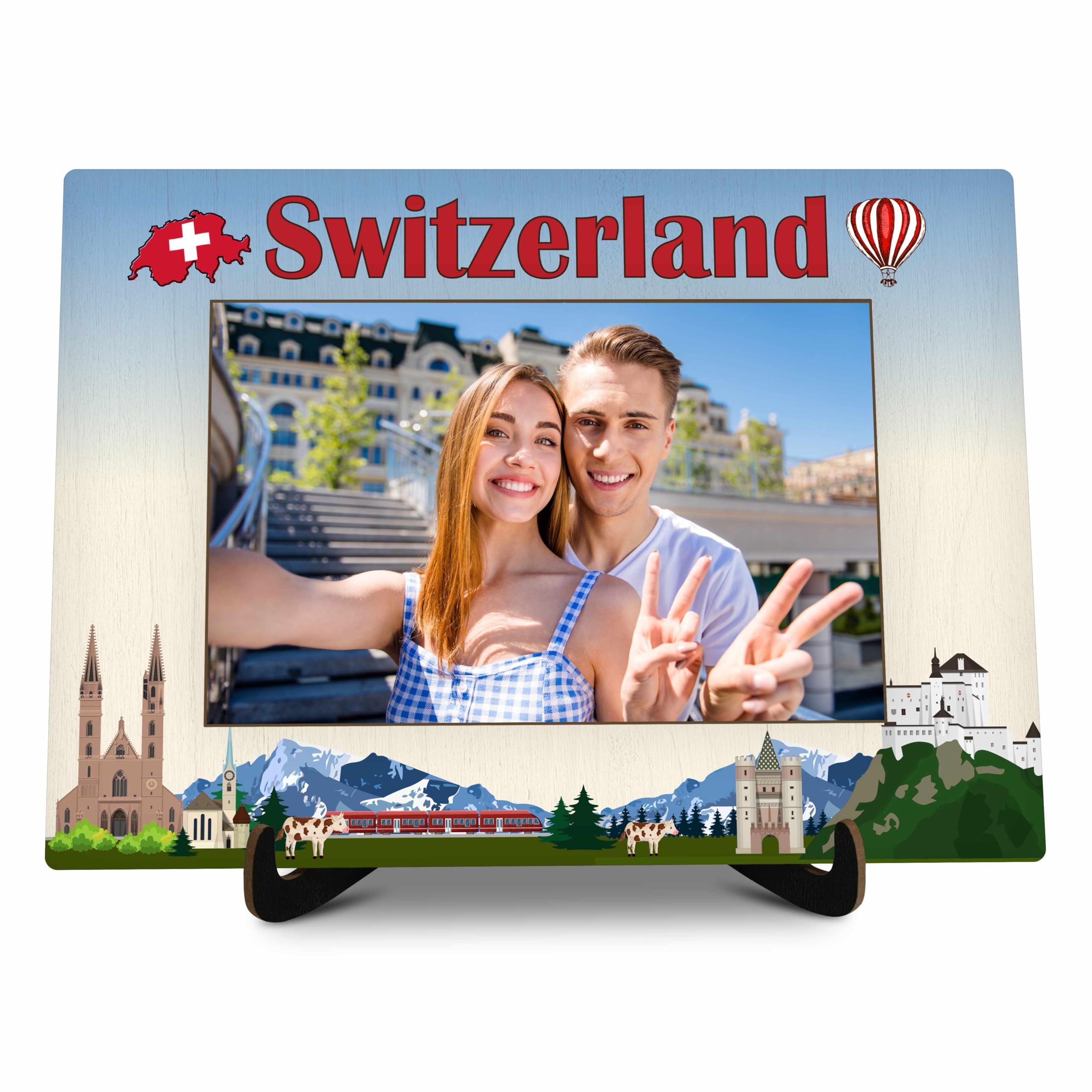 Amazon.co.jp: スイス旅行写真フレーム、スイスのフォトフレーム