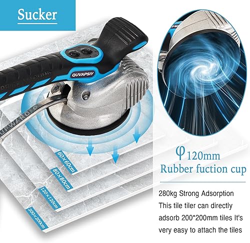 Miniatura 6 de Máquina herramienta de vibración de azulejos la solución definitiva para la instalación de azulejos, 16.8V 10000mAh 18000rmin