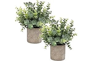 Flojery Mini Potted Plants: Artificial Greenery for Small Spaces
