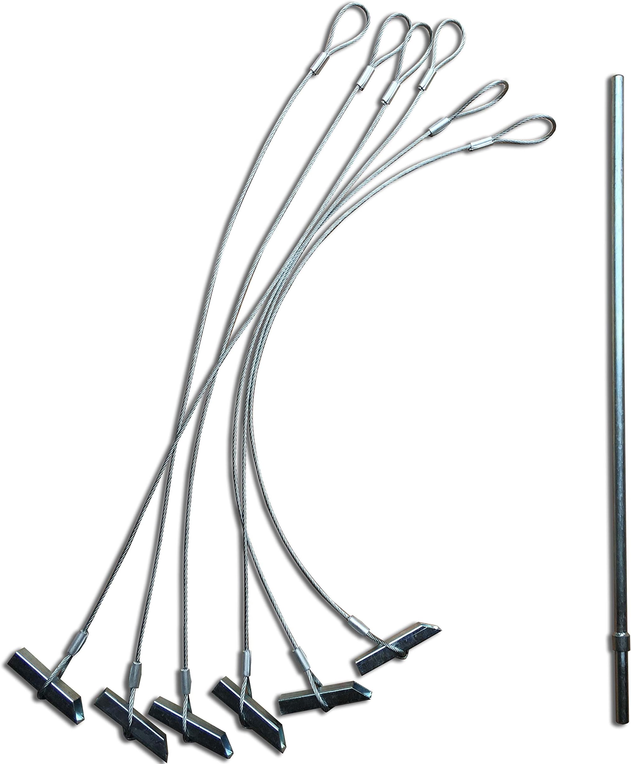 The Chisel Earth Anchors 5" Steel Anchor with 33" Cable