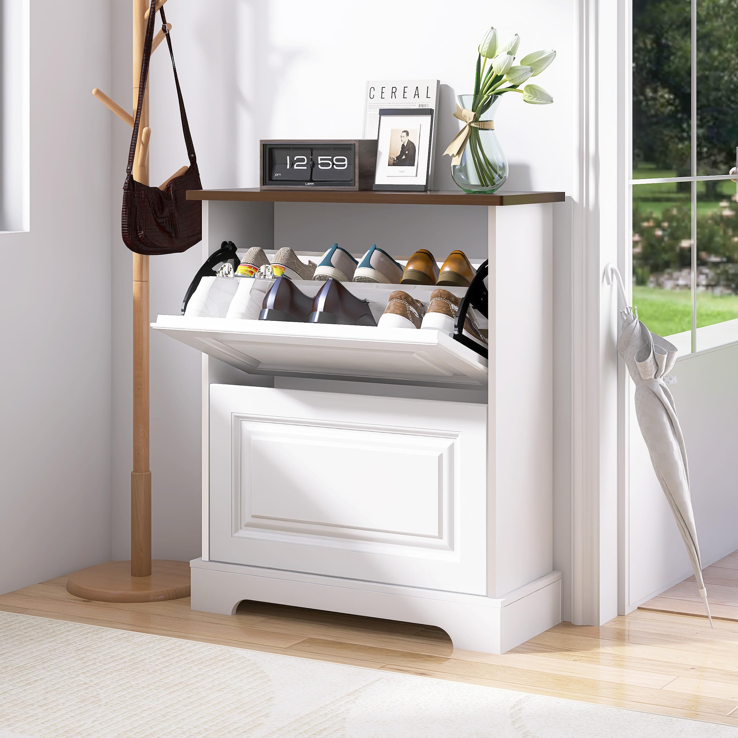 FYHBhome Shoe Storage Cabinet 