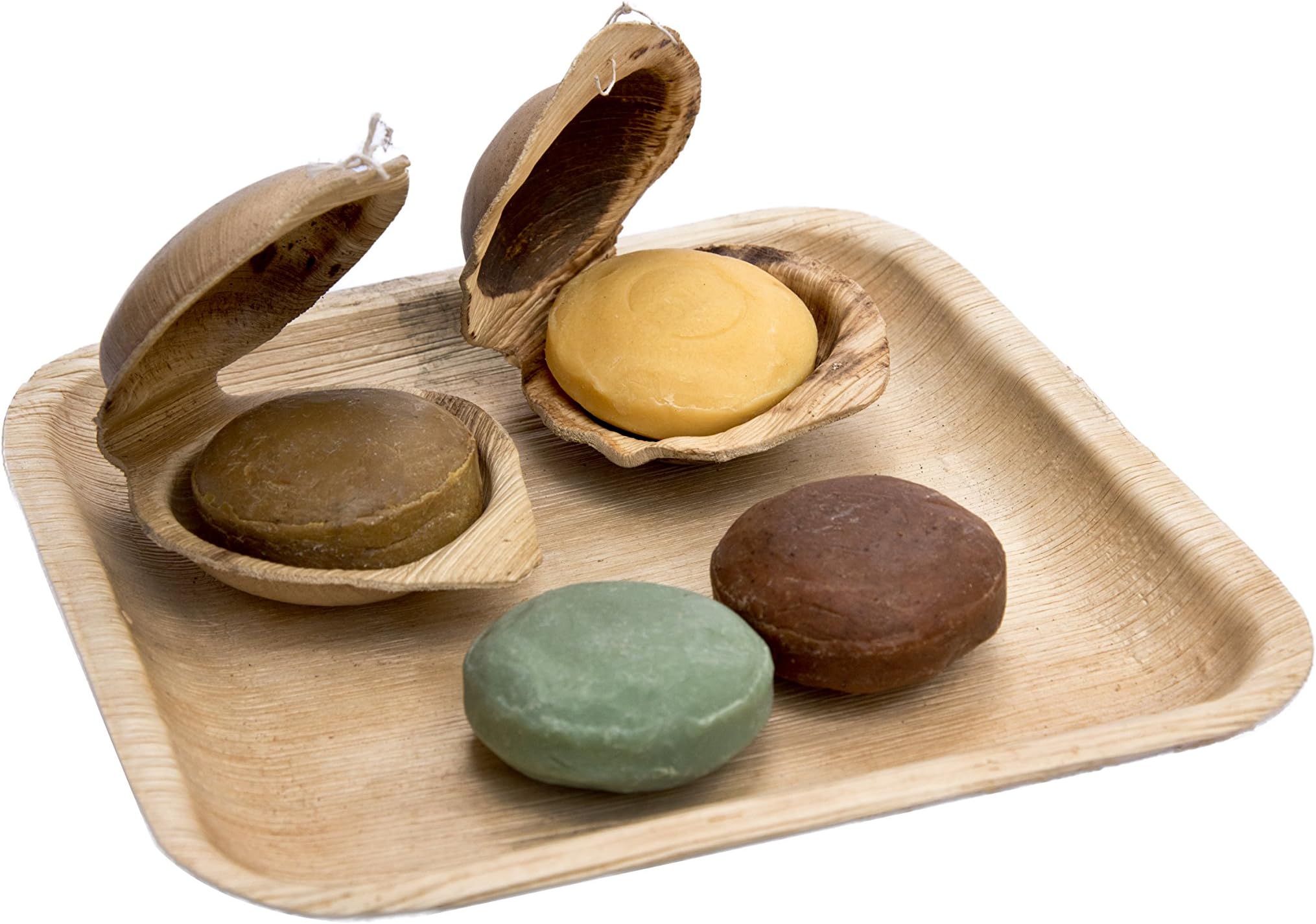 looms & weaves - 4 Natural & Ayurvedic Handmade Soaps for All Skin Types - (with Special Aurvedic Concoction)