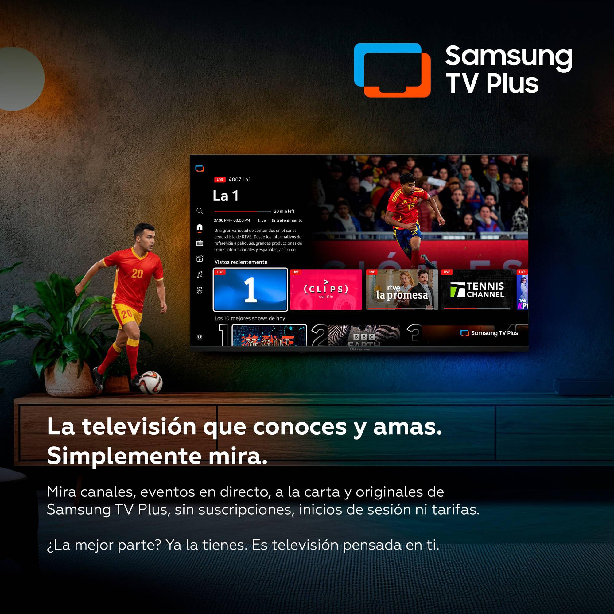 TD Systems - Smart TV 43 Pulgadas QLED 4K con Tizen OS 8.0 Powered by Samsung, Televisión HDR10 con Sintonizador Triple, Televisores del 2026 | PRIME43QC22TIZEN
