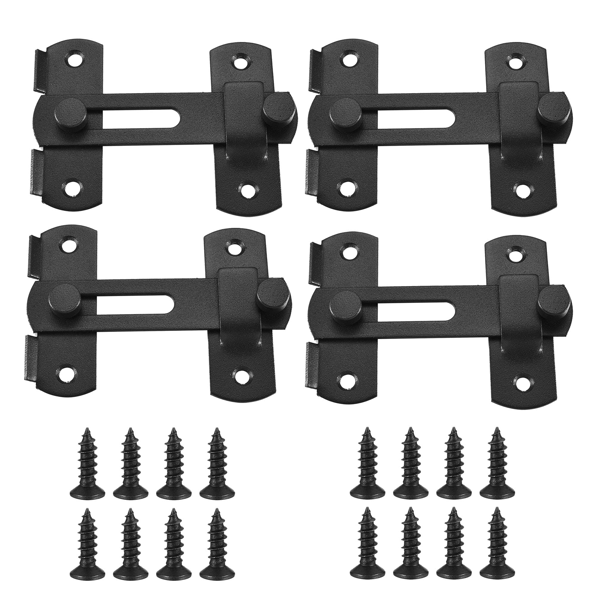 Buy Kitmose 4 Pack Flip Latch Stainless Steel 4 inch Gate Latches Bar