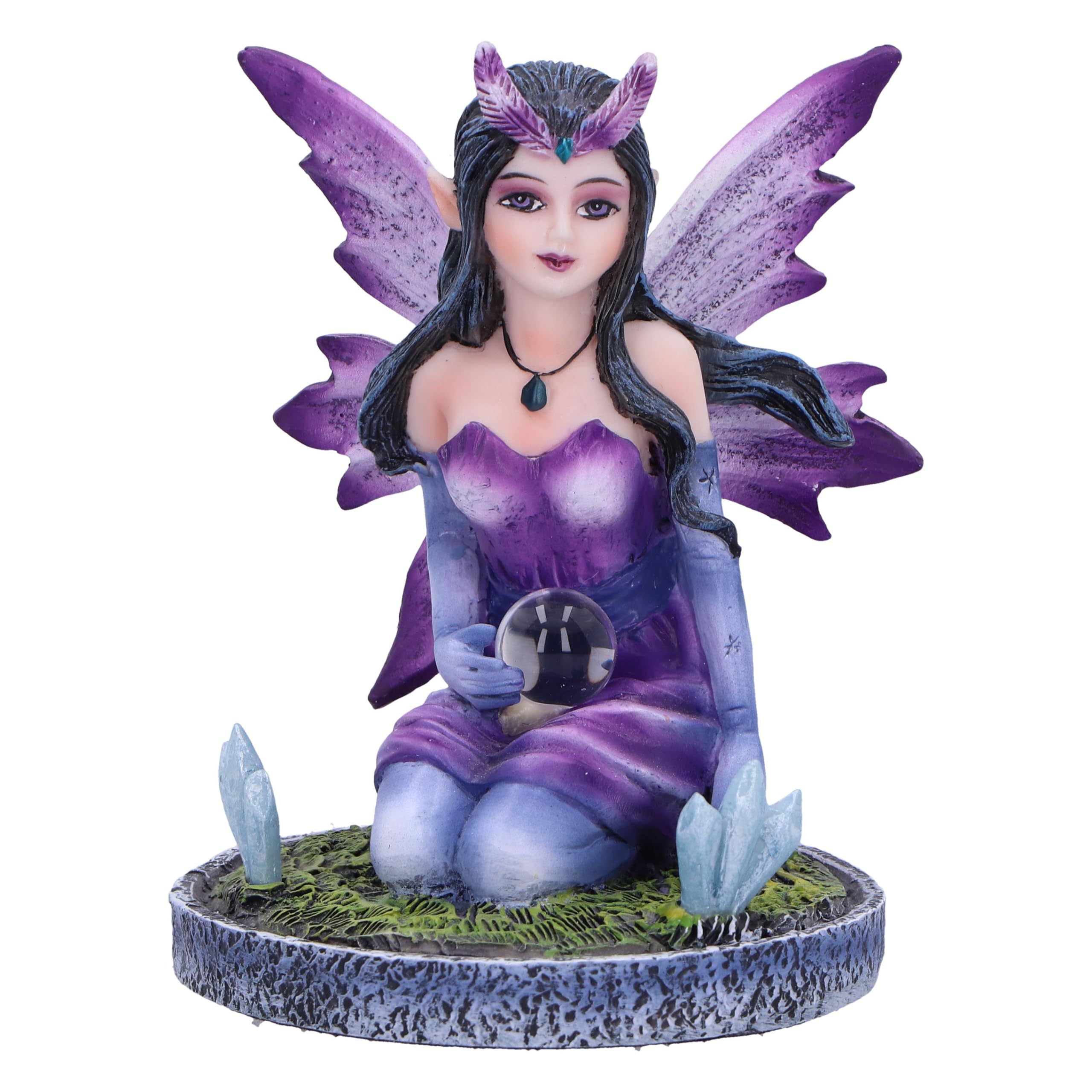 Nemesis Now Crystal Fairy Violet Figurine 9cm, Purple Design, Fantasy Gift โ image 1