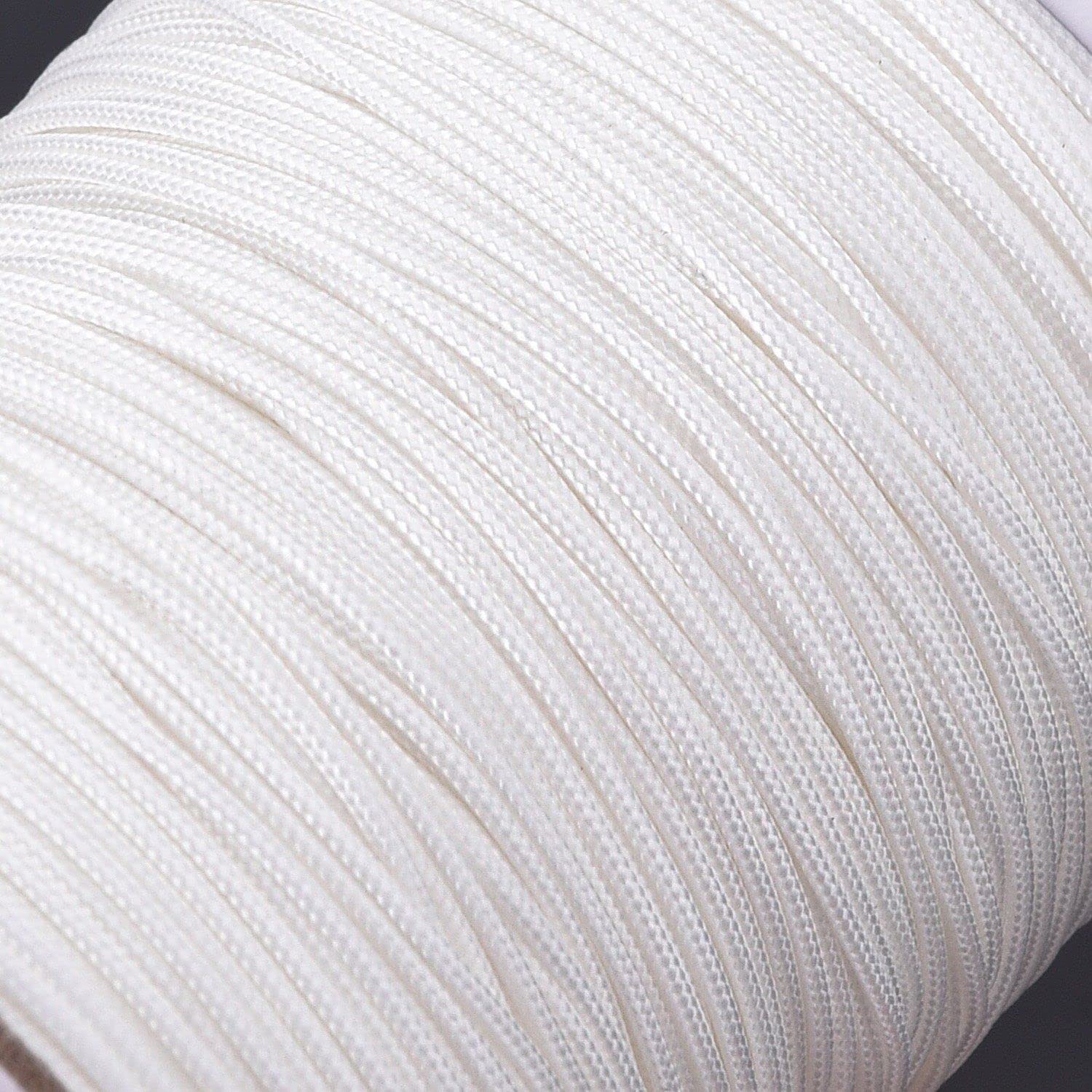 Trimming Shop Cordon Tressé En Nylon Blanc De 2 Mm De Large Pour La