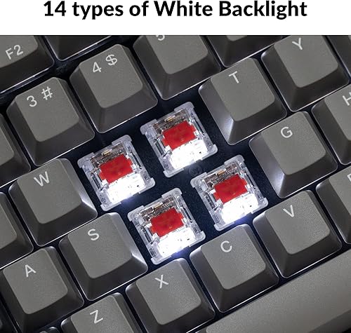 Miniatura 3 de Keychron C2 Pro Teclado mecánico con cable personalizado de tamaño completo con diseño programable QMKVIA Macro Blanco retroiluminado con