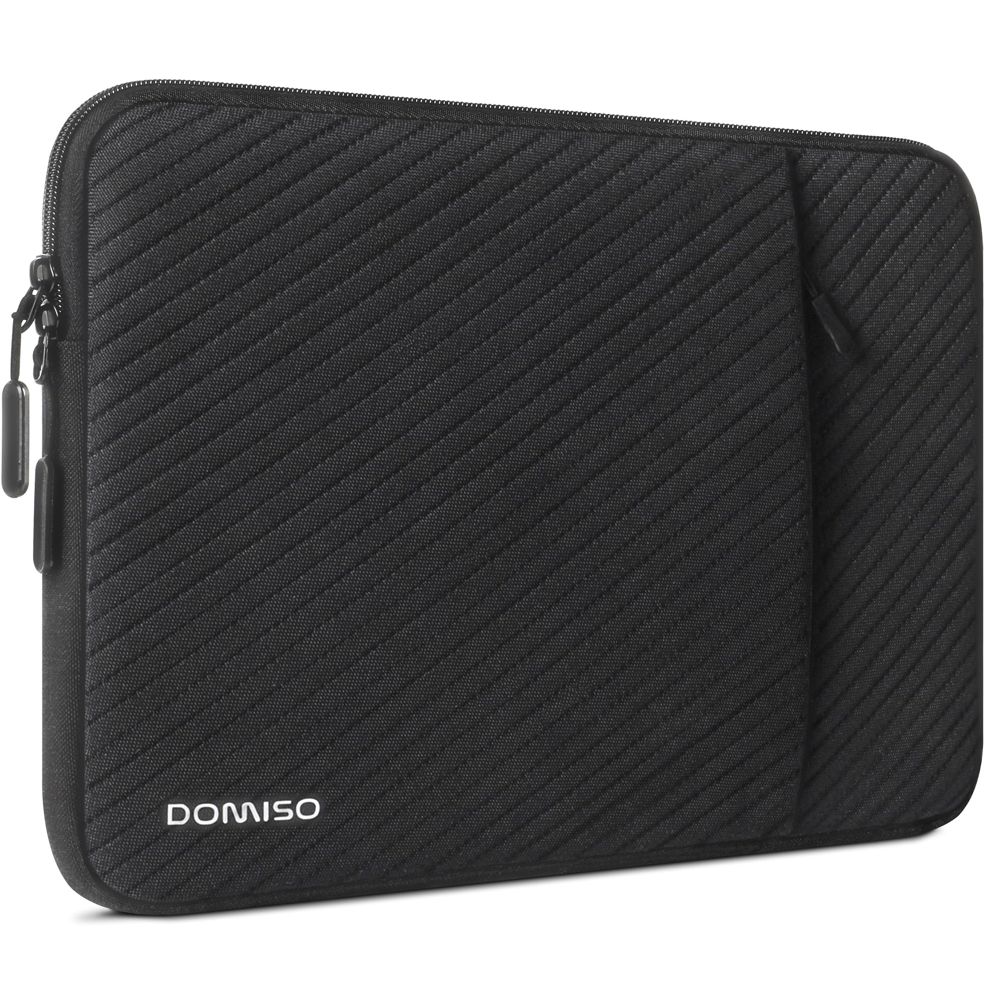 DOMISO 14 Inch Laptop Sleeve Protective Tablet Case Bag Portable PC Pouch for 14" Laptops/Chromebook 14 / Lenovo IdeaPad ThinkPad/HP Pavilion 14 Stream 14 / Dell/MSI, Black