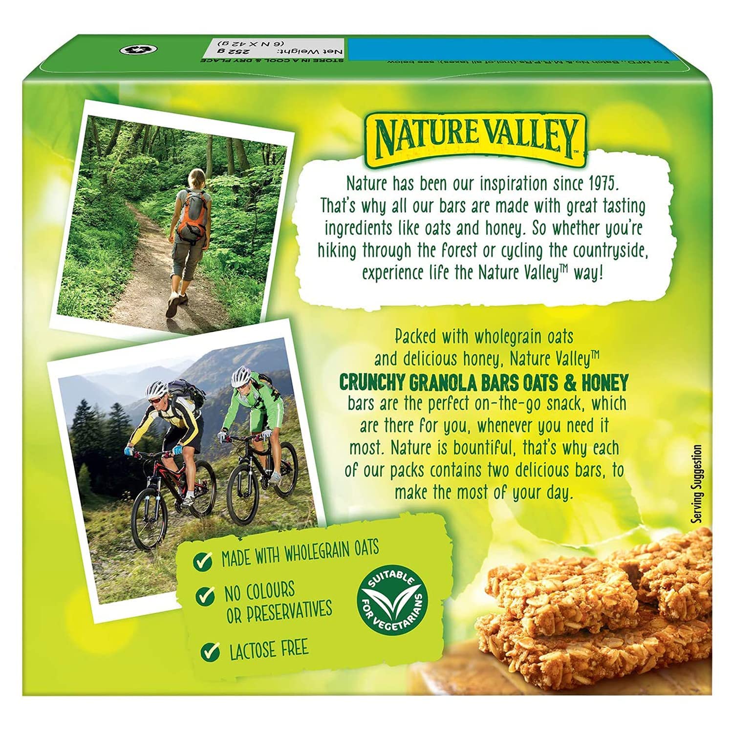 Nature Valley Crunchy Oats and Honey Confezione da 5 (5 x 210 g)