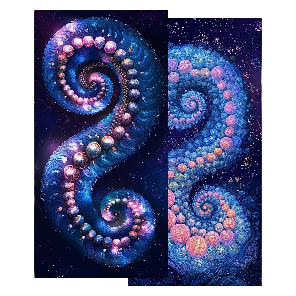Toalla Playa 90x180 cm, Toalla Gimnasio Microfibra Secado Rapido, Juego de 2 Antiarena Toallas de Playa, Ligera Compacta Toallas Microfibra Grande para Viaje, Regalo Hombre Mujer (Abstracto) -4957