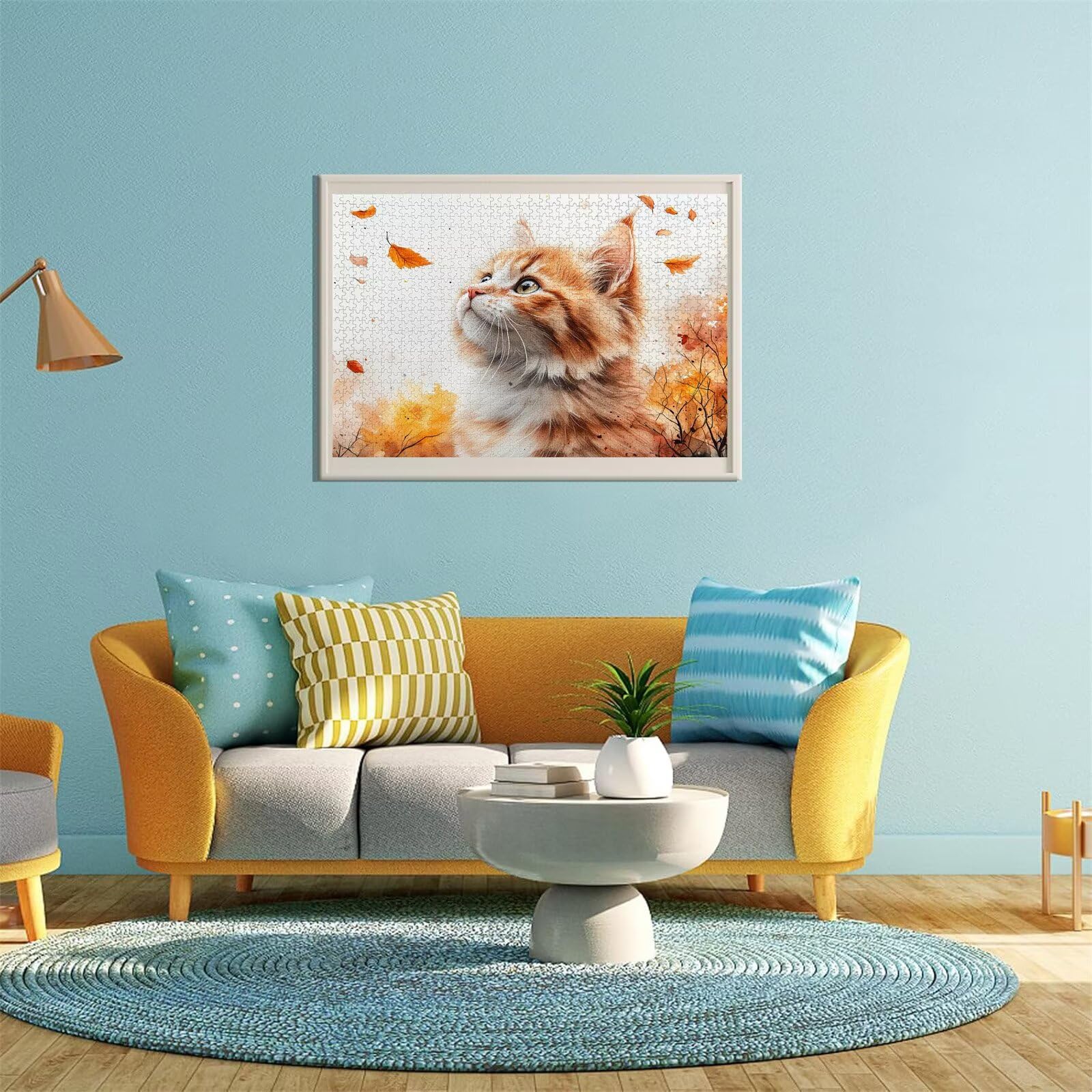 Puzzle Erwachsene 2000 Teile Katze Tier Educa Jigsaw für Kinder ab 8 Jahren Mädchen Jungen, Erwachsene Impossible Klassische Puzzles Schwer, Anspruchsvoll Spielspaß, Als Familienspiel 70x99cm t-660