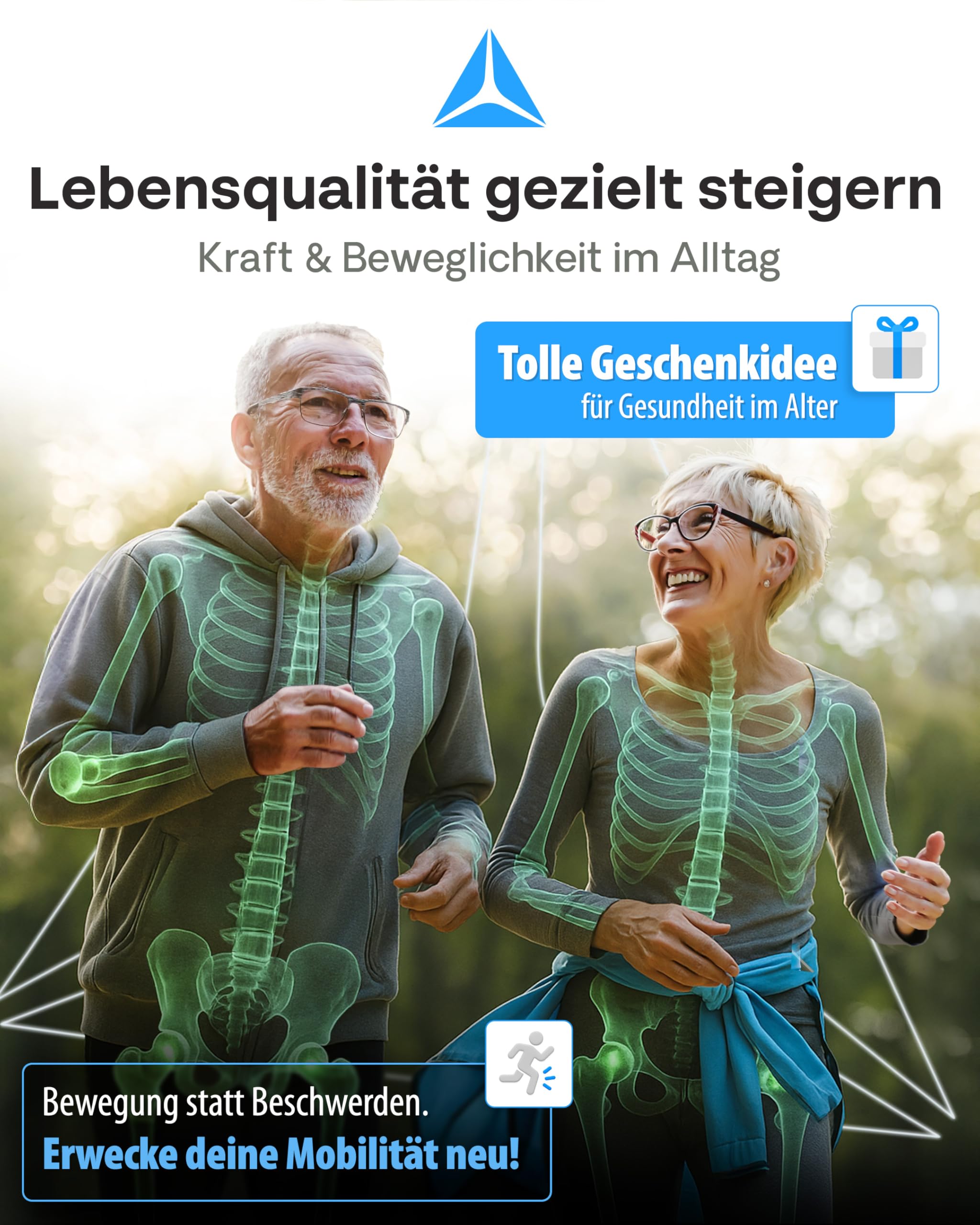 Pedaltrainer für Senioren TESTSIEGER - Beintrainer im Sitzen mit Wirbelstrombremse - Inkl. Anti-Rutsch-Matte & Trainingsbuch