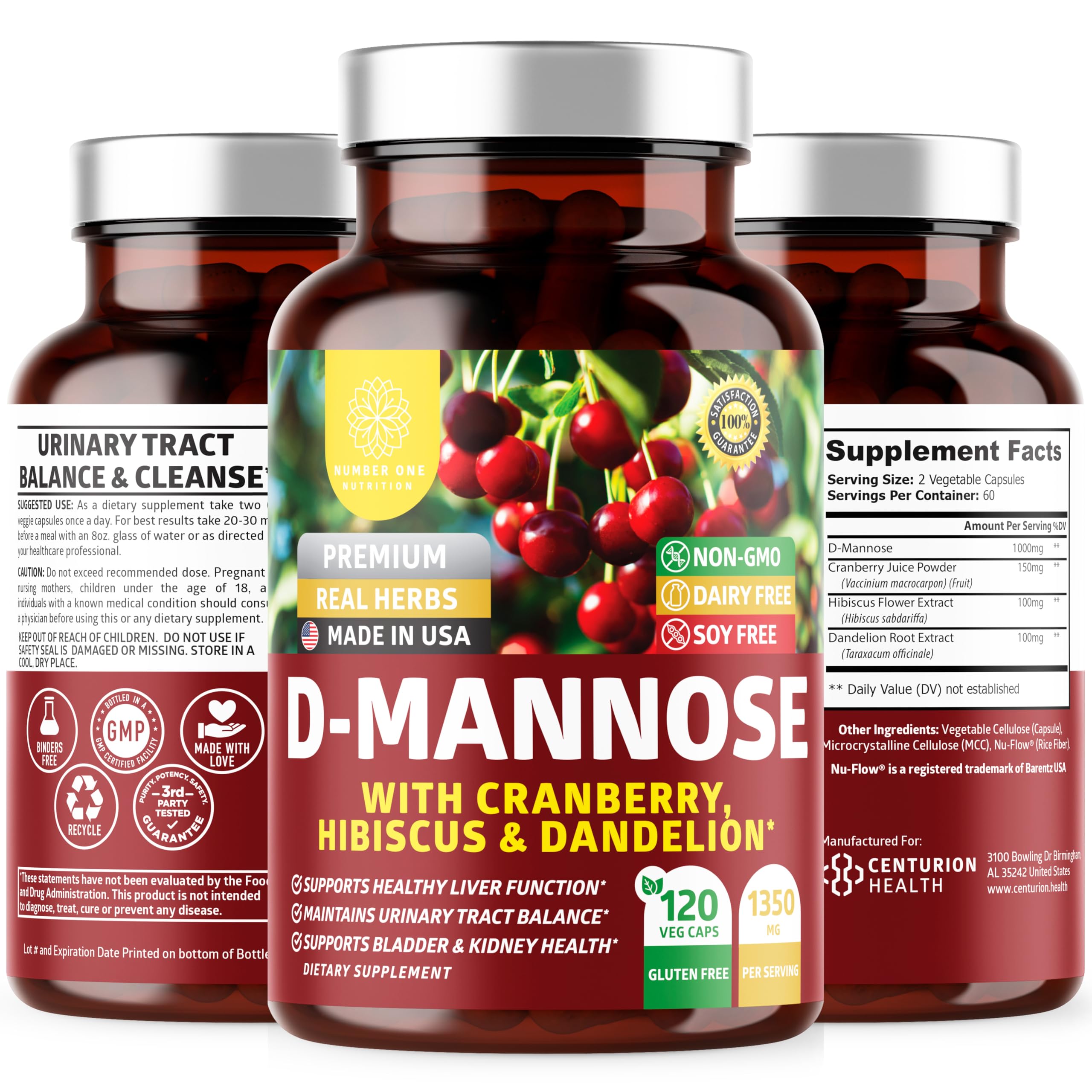 Number One Nutrition D-Mannose