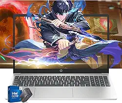 HP Pavilion Laptop - Intel i7-1255U 10 Core 12 Threads - College Student School 39.6 cm - Iris Xe Graphics - 16 GB de RAM - SSD de 1 TB - 2024 - USB C - Wi-Fi 6 - com carregador rápido