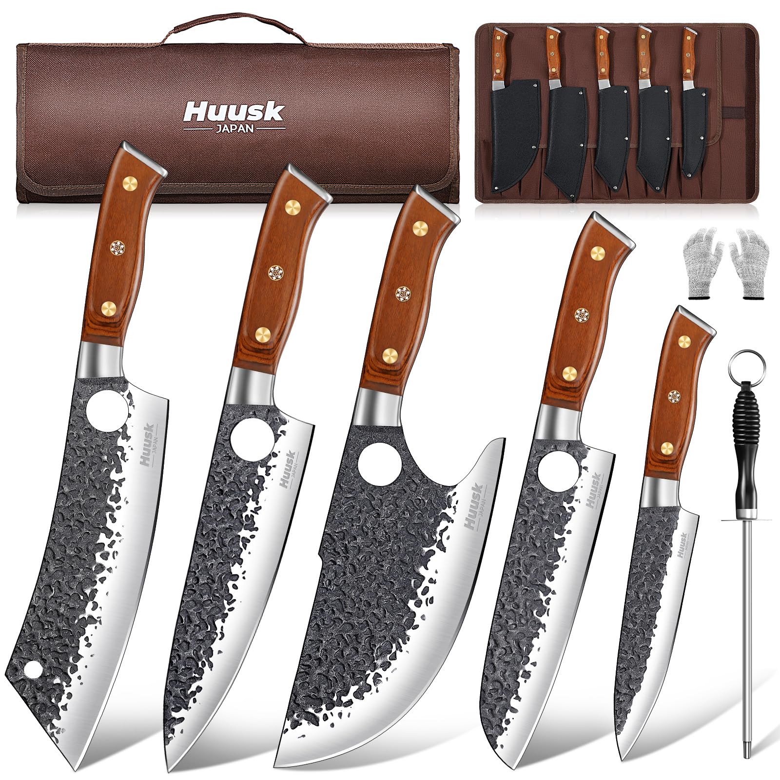 Huusk Butcher Knife Set