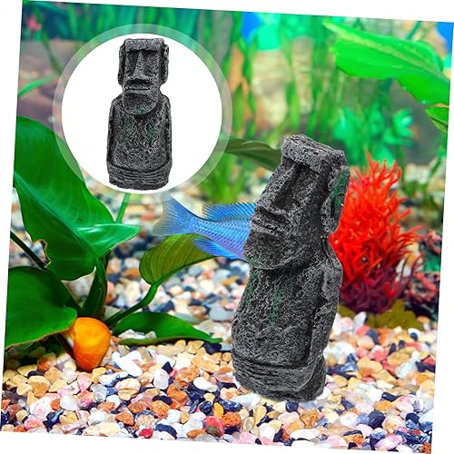 Miniatura 4 de balacoo Escultura de pecera, adornos de resina, decoración de estatua de piedra, adornos de paisaje para mascotas, pecera, acuario, decoración de