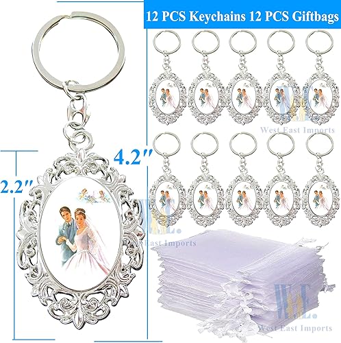 Miniatura 2 de WE Llavero de boda recuerdo de fiesta (12 piezas) regalos para invitados/recuerdos/llavero Boda