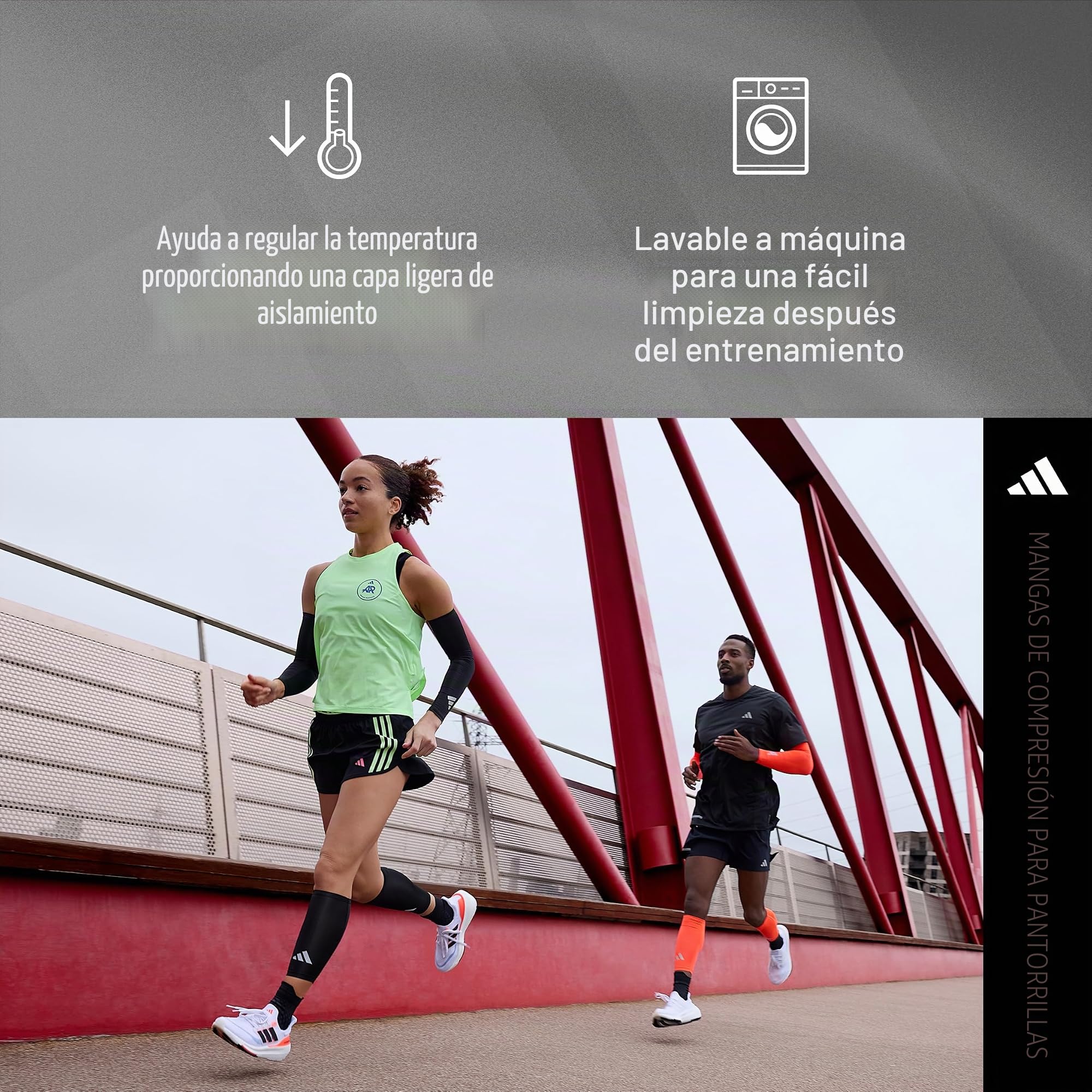adidas Aeroready Kompressions-wadenbandagen Medias de compresión para pantorrilla Unisex adulto