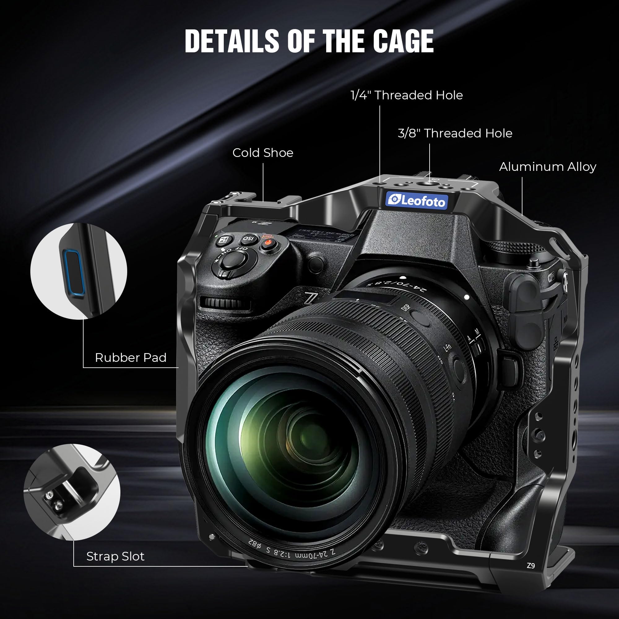 Amazon | Leofoto Z9 カメラケージ Nikon Z9カメラ用 | leofoto