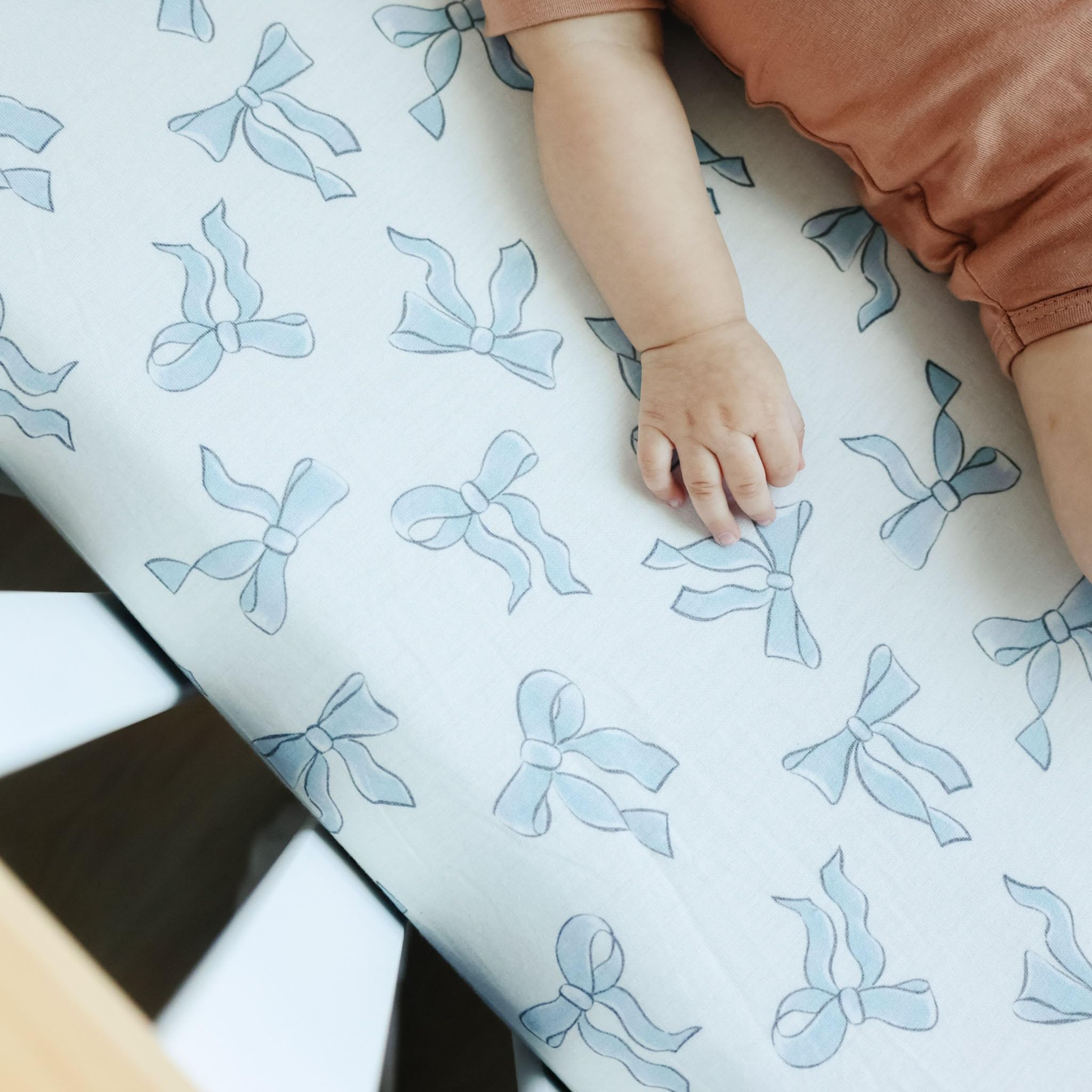 Premium Spannbettlaken für Kinderbett/Kleinkinder "Daphne" von Copper Pearl