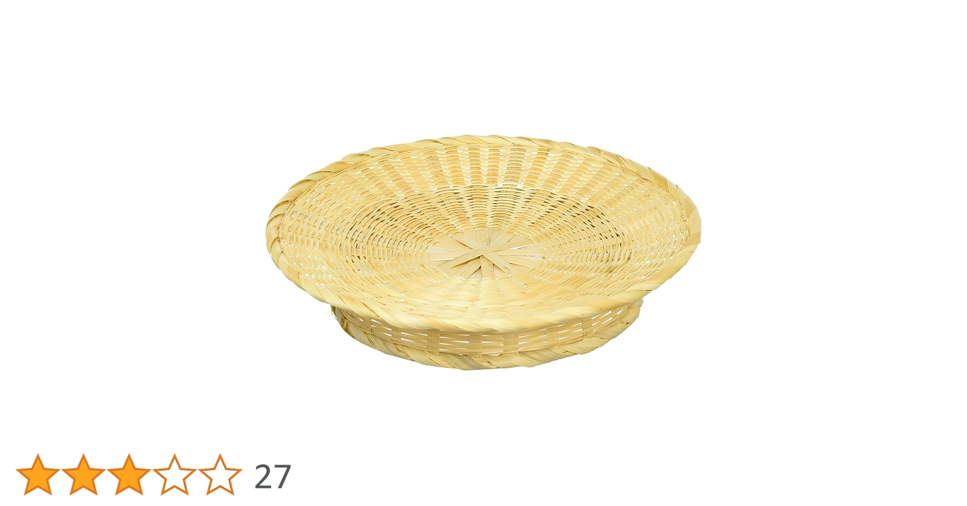 Amazon｜ヤマコー 細編み高台そばざる 8寸 11237 ナチュラル