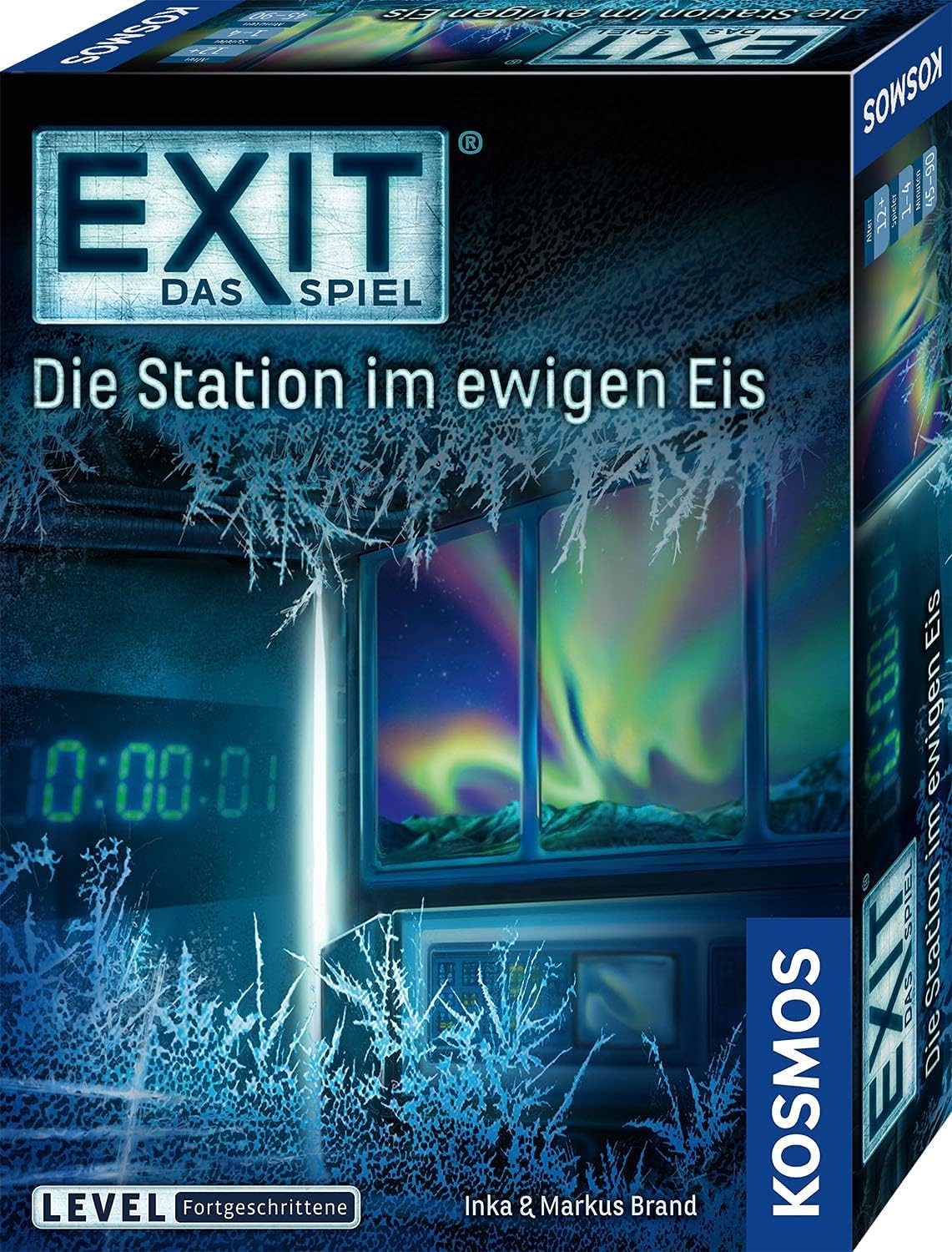 KOSMOS 692865 EXIT® - Das Spiel - Die Station im ewigen EIS, Level: Fortgeschrittene, Escape Room Spiel, EXIT Game für 1-4 Spieler ab 12 Jahre, einmaliges Gesellschaftsspiel