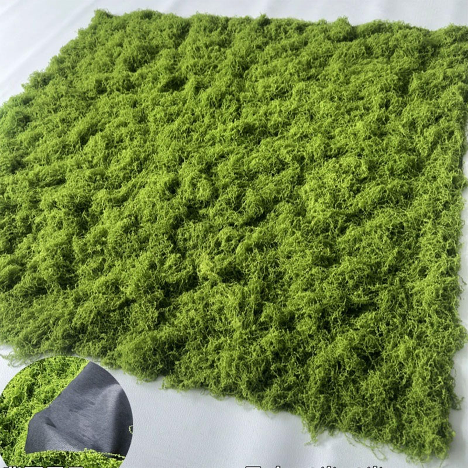 Agares Dark Colors Artificial Moss Mat 1M X 1M, Realistic Green Fake Moss With Natural Texture, Soft & Flexible Decorative Moss For Mini Landscapes, Bonsai, Terrariums, Diy Crafts And Home Decoration (Dark Colors)