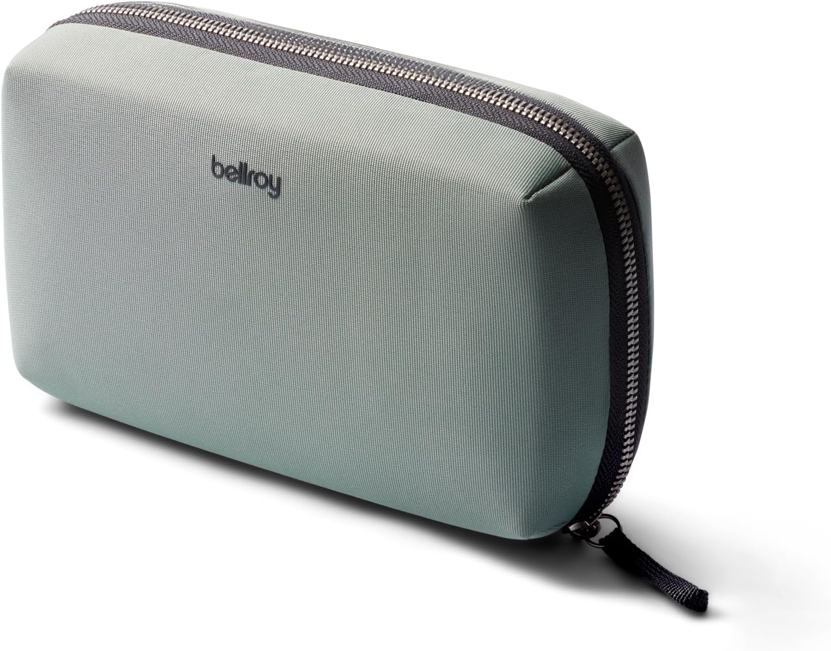 Tech Kit, tech accessories zip pouch (power bank, phone charger, cables, earbuds) - Eucalyptus