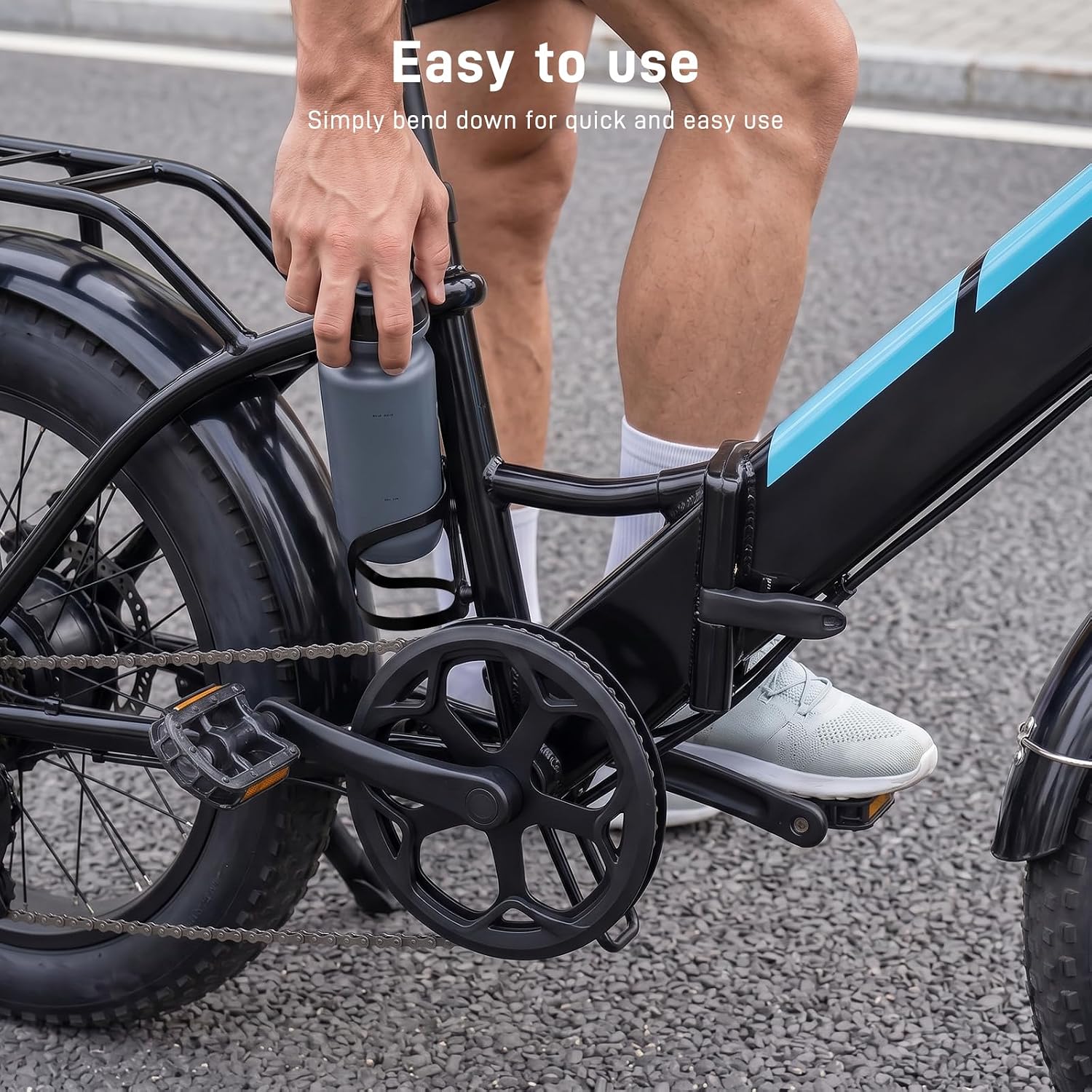 JERBOR Water Bottle Holder for Lectric XP 3.0/Step-Thru/XP Trike/XPeak, Durable Water Bottle Cage, Alloy Aluminum Cup Holder, Drink Cage Accessories for Lectric